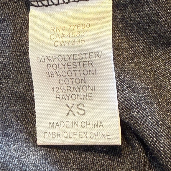 Chaser V Neck Black Tee XS - Picture 8 of 9